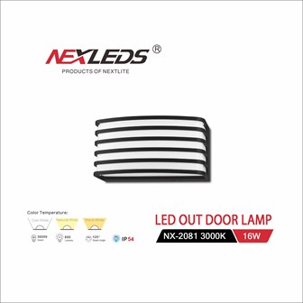 LED OUTDOOR LAMP NX-2081 16W 