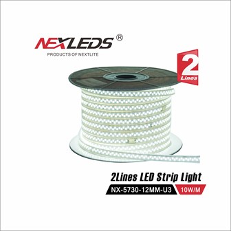 2 Lines LED Strip Light -12MM