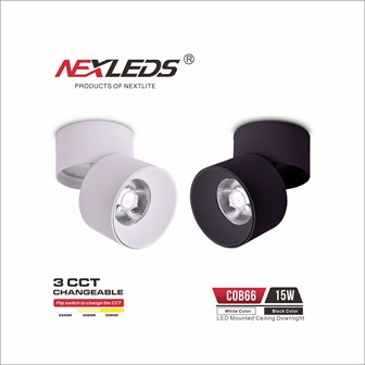 COB66-15W LED Mounted Ceiling Downlight