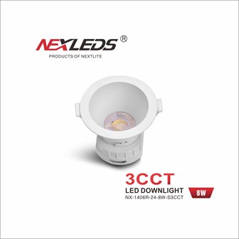 NX-1406R-24-8W-S 3CCT LED Downlight
