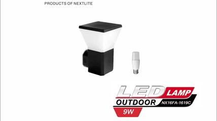 LED OUTDOOR LAMP NX16FA-1619C 9W 3000K