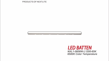 LED BATTEN NXL1-0606W-L1200-65K