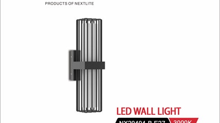 LED OUTDOOR LAMP NX20404-B E27 3000K