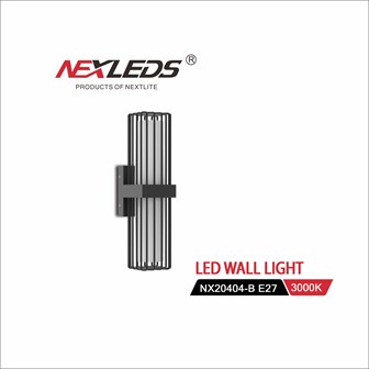 LED OUTDOOR LAMP NX20404-B E27 3000K