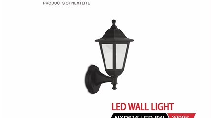 LED OUTDOOR LAMP NXP616-LED 8W 3000K