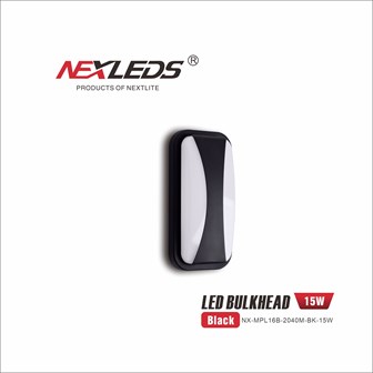 NX-MPL16B-2040M-BK-15W LED BULKHEAD