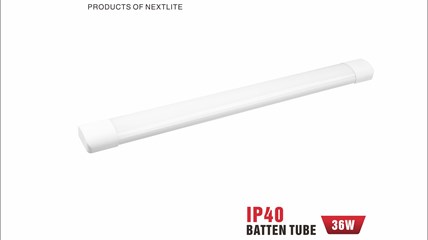 NX-IP40-BT-36W IP40 Batten Tube