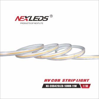NX-COB420LED-10MM-11W HV COB Strip Light