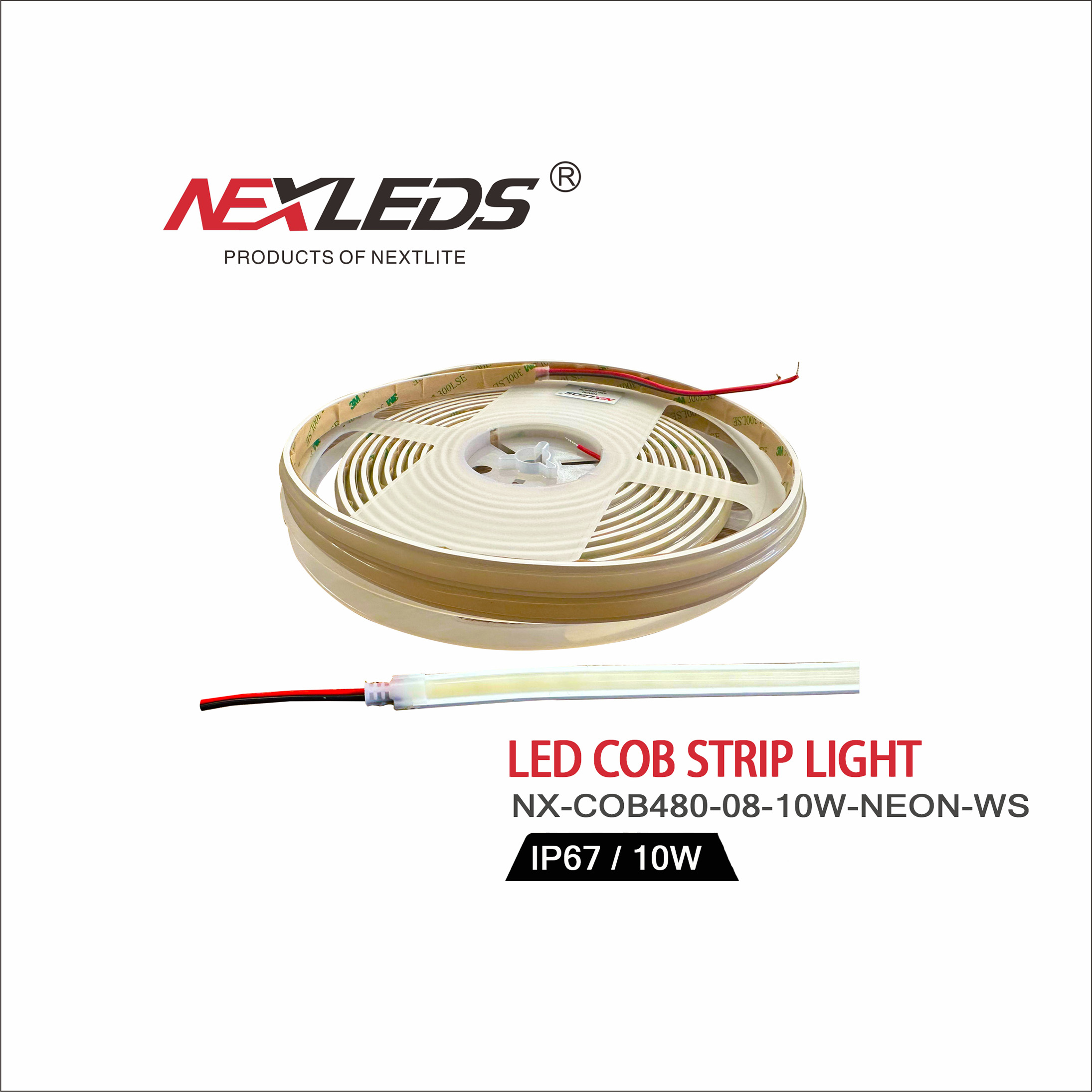 NX COB480 08 10W NEON WS IP67