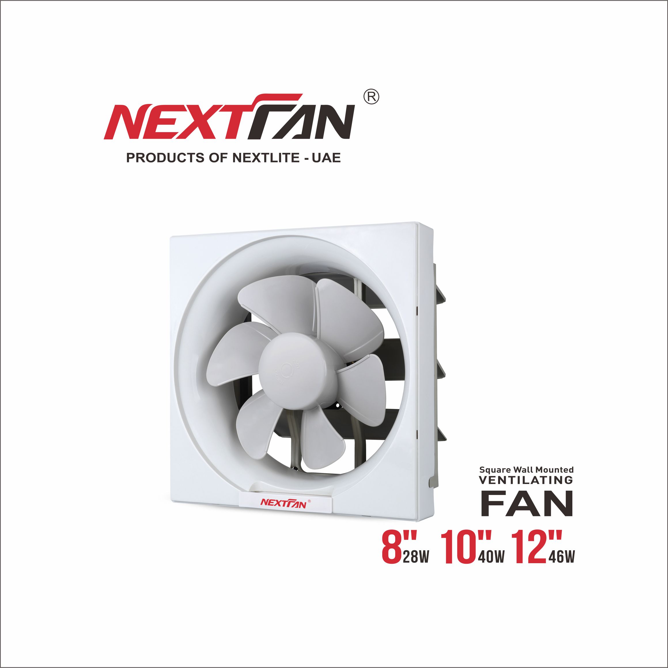 8" SQUARE EXHAUST FAN-NF8-S / 10" SQUARE EXHAUST FAN-NF10-S / 12" SQUARE EXHAUST FAN-NF12-S