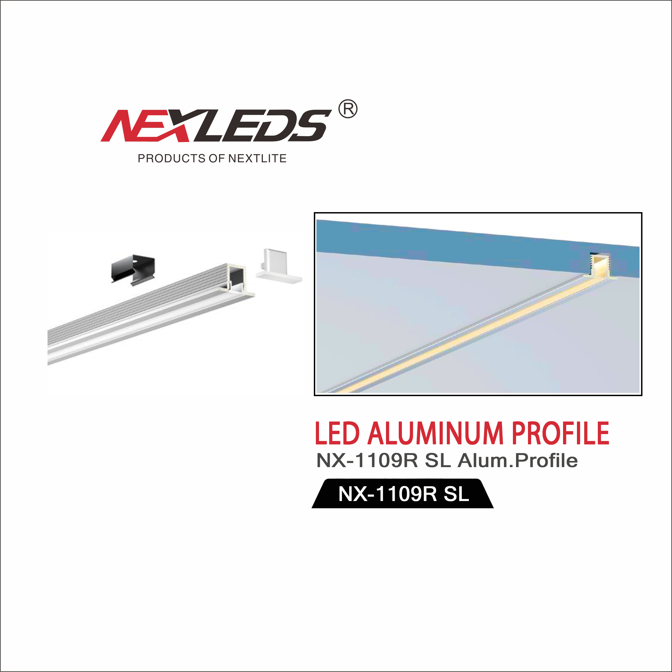 NX 1109R SL ALUMINUM PROFILE