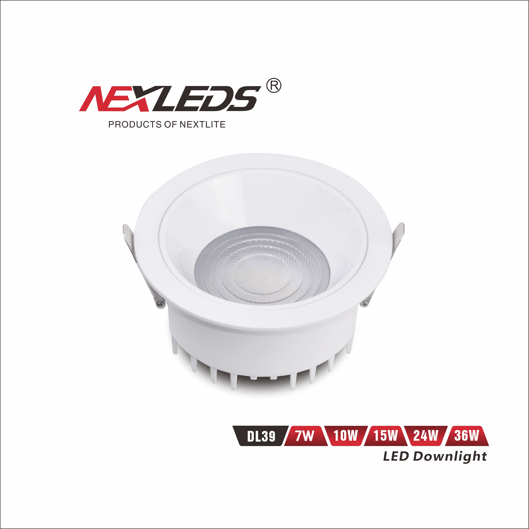 DL39 7W / 10W / 15W / 24W / 36W LED DOWNLIGHT 3CCT IP65