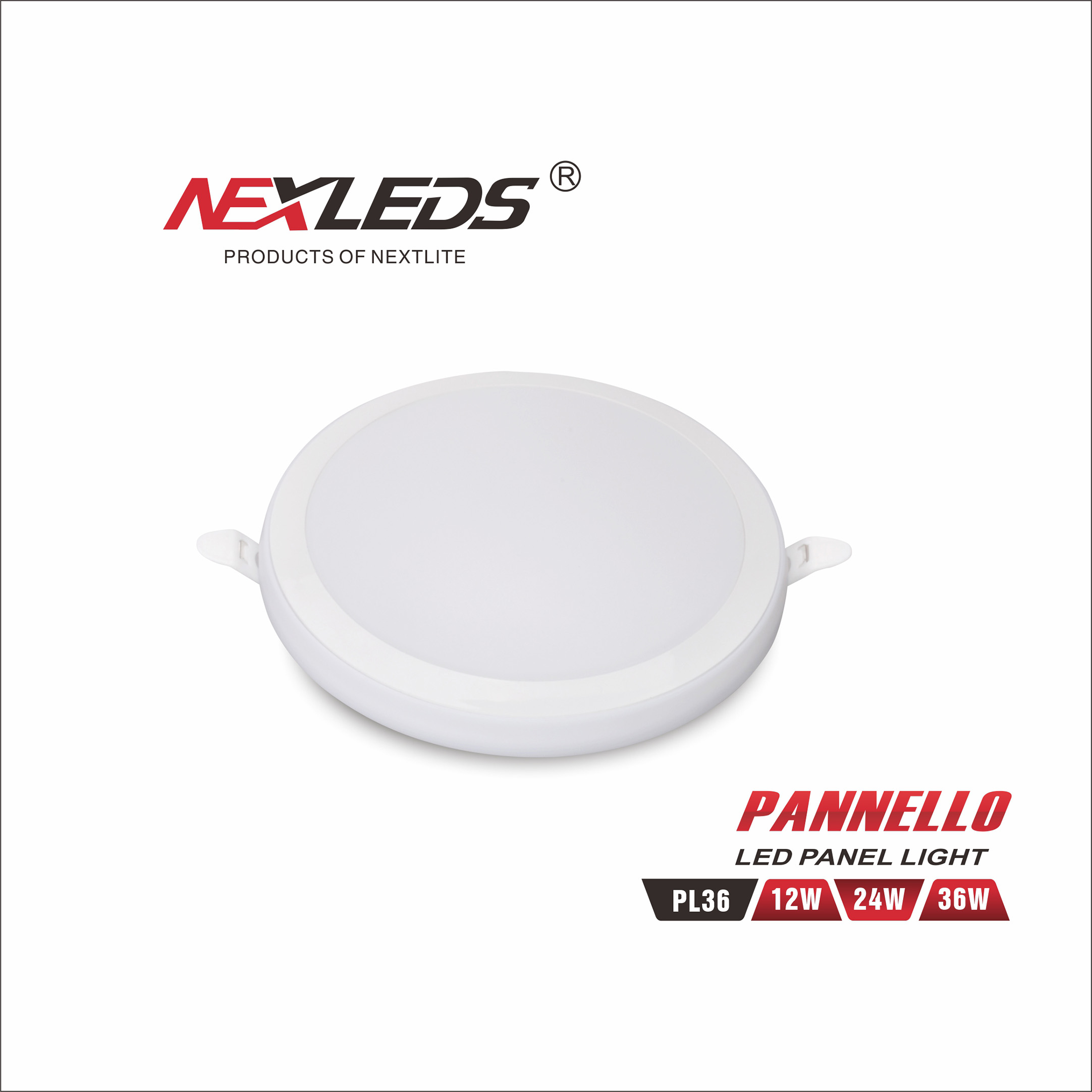 PL36 12W / 24W / 36W PANNELLO 3CCT