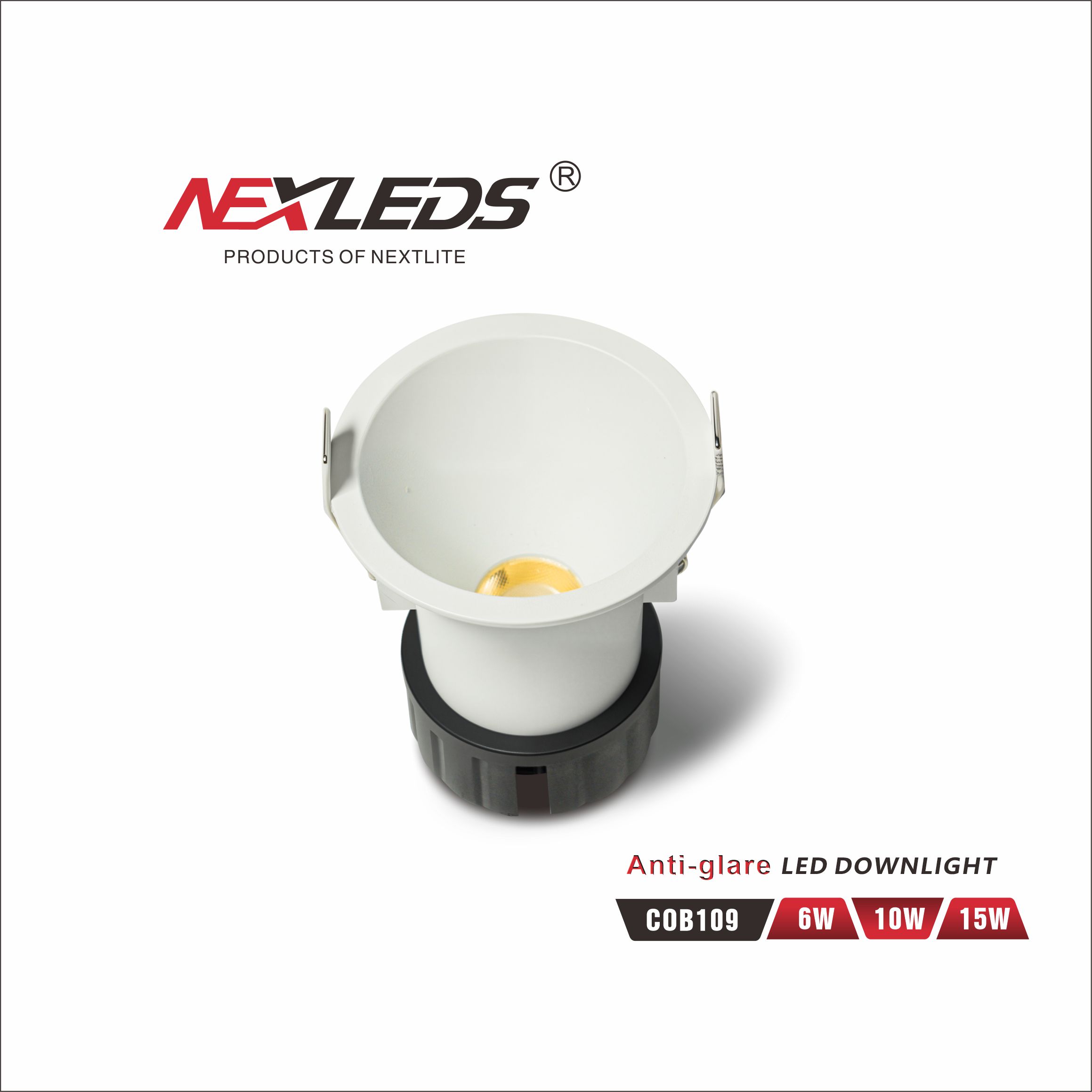 COB109 6W /10W /15W DEEP ANTI-GLARE DOWNNLIGHT 3CCT