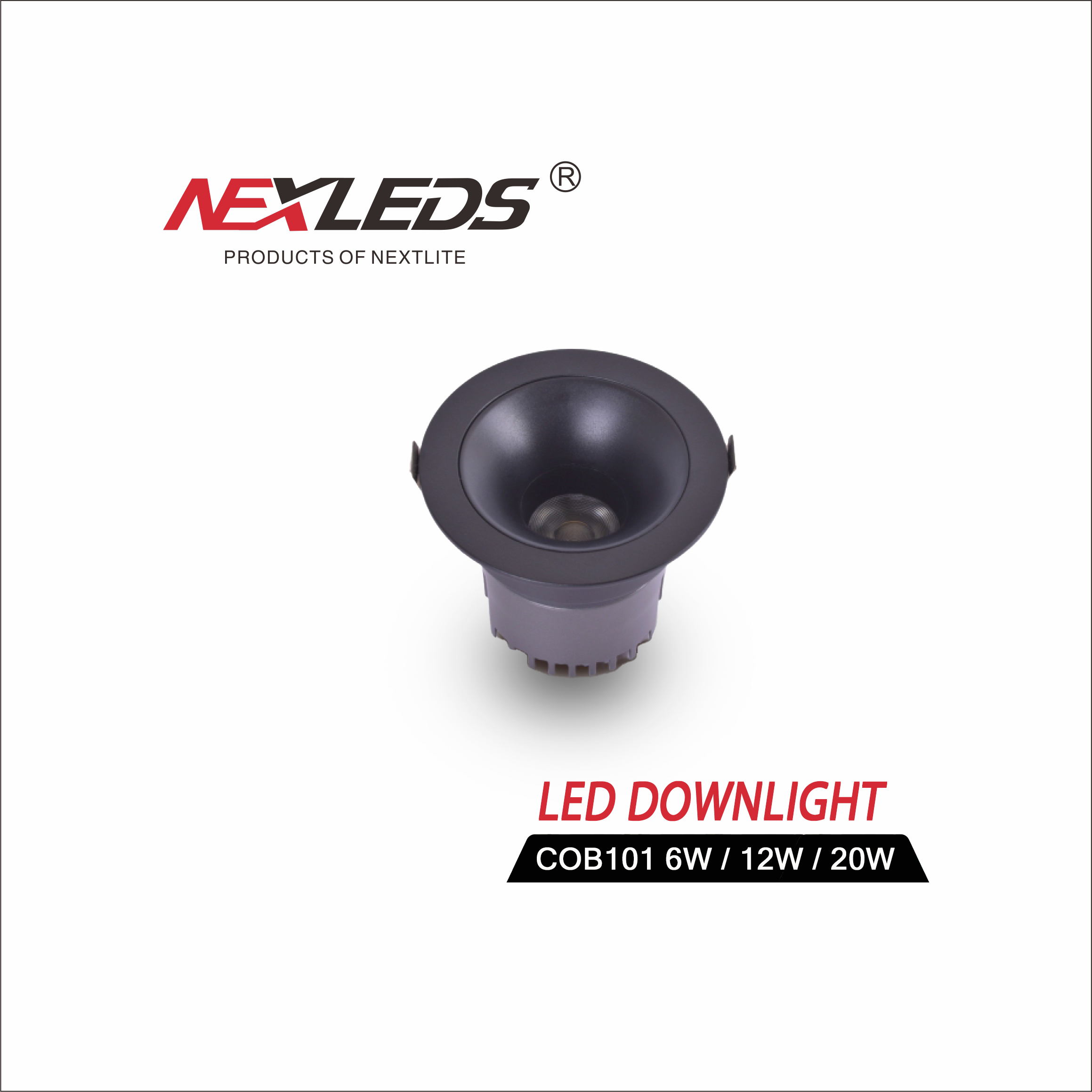 COB101 6W / 12W / 20W LED DOWNLIGHT 3CCT