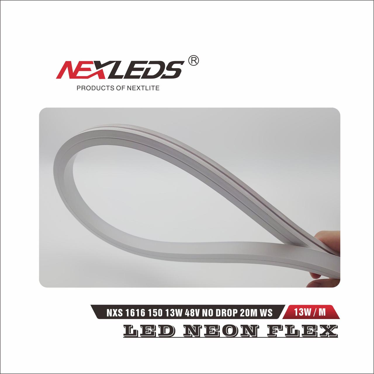LED NEON FLEX NXS 1616 150 13W 48V NO DROP 20M WS IP67